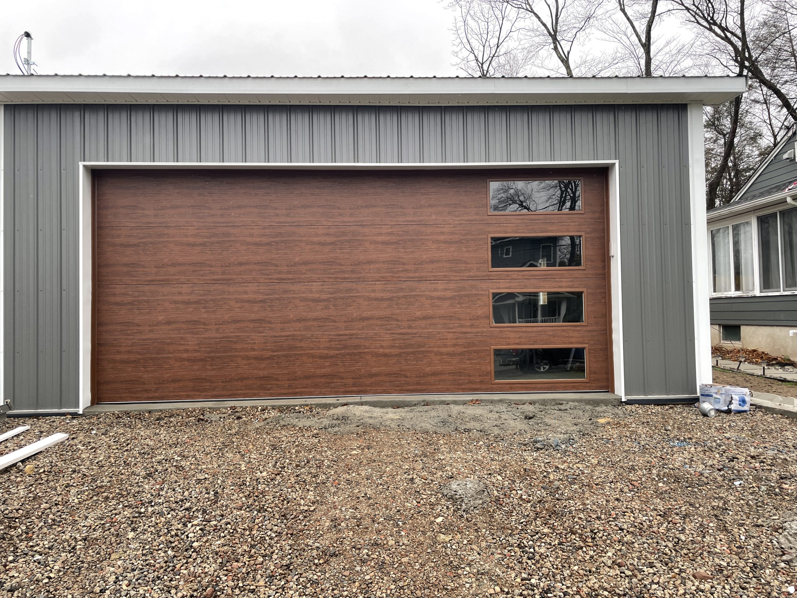 garage door project in New Jersey by AKK garage Doors